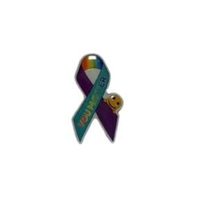 Amazon Peccy You Matter LGBTQ Mental Health Awareness Ribbon Pin